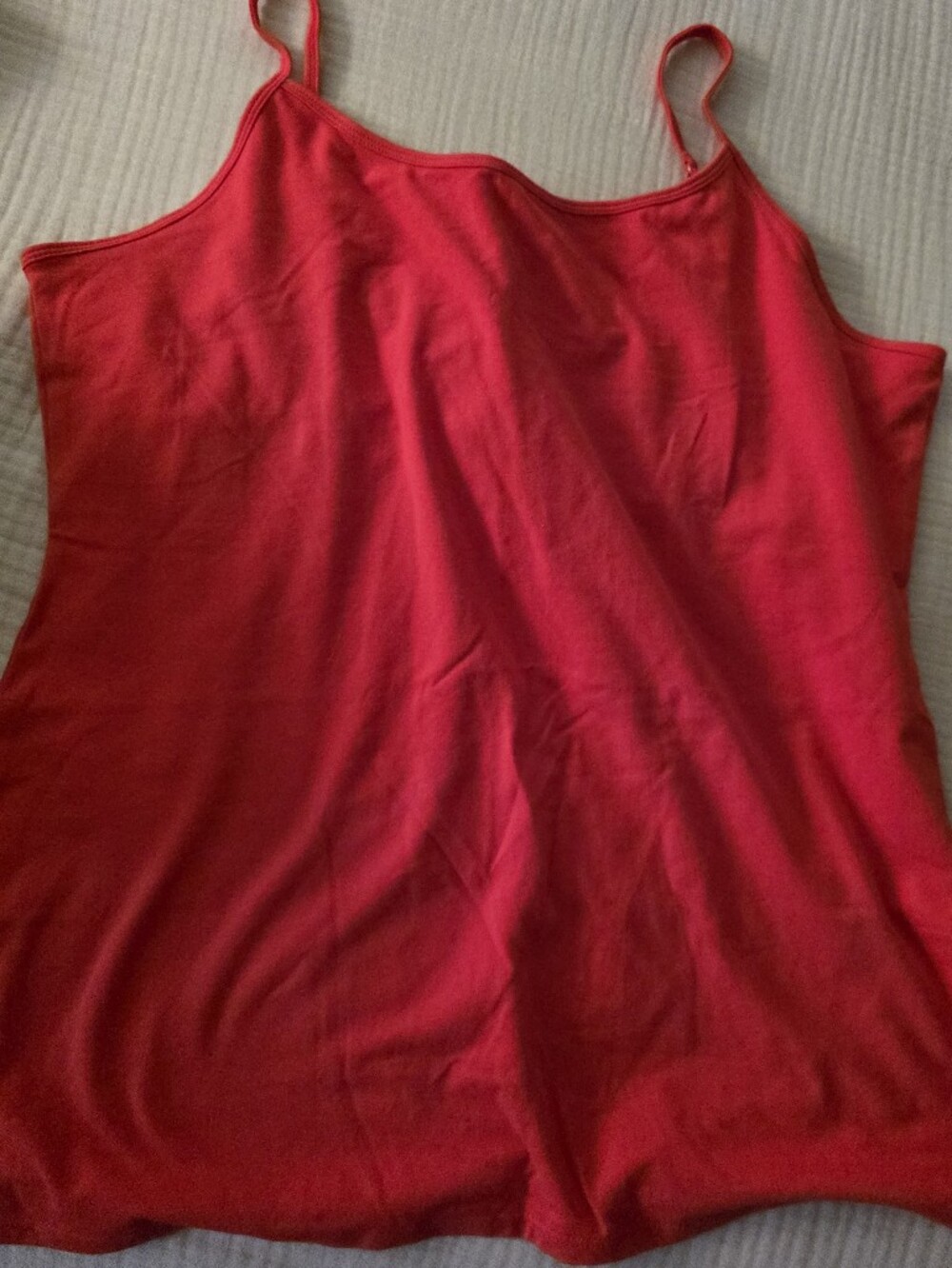 Women’s Red Spaghetti Strap Tank Top